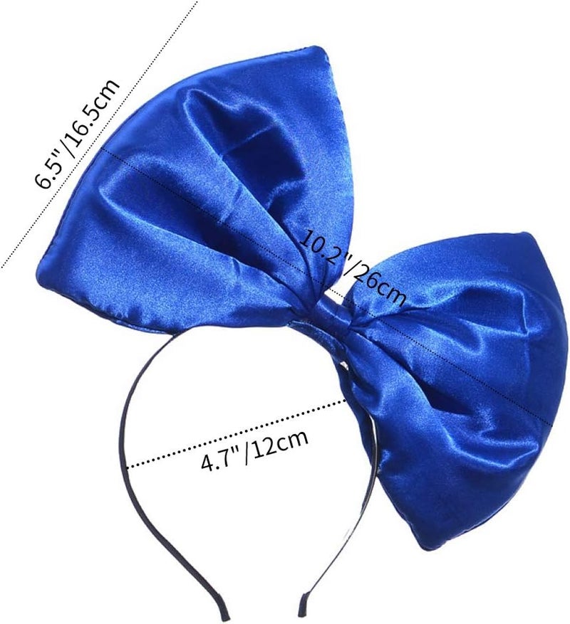 BUTITNOW BUYITNOW Women Huge Bow Headband Cute Bowknot Hair Hoop for Halloween Cosplay - Image 3